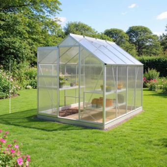 The Venus 6 x 8 (1.93 x 2.57m) Silver - Polycarbonate