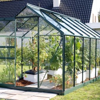 The Venus 6 x 12 (1.93 x 3.84m) Green - Toughened Glass