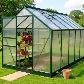 The Venus 6 x 12 (1.93 x 3.84m) Green - Polycarbonate