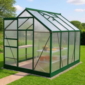 The Venus 6 x 8 (1.93 x 2.57m) Green - Polycarbonate