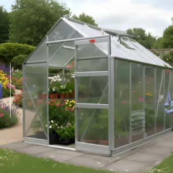 The Venus 6 x 10 (1.93 x 3.21m) Silver - Polycarbonate