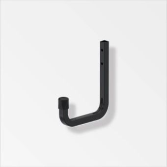 Black Wall Hook 115mm Medium Duty Storage Hook