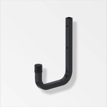 Black Wall Hook 150mm Heavy Duty Storage Hook