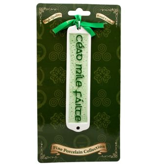 Ceramic Céad Míle Fáilte Wall Plaque – Small