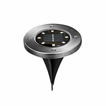 Waterproof Solar LED Ground Spotlights - 12cm