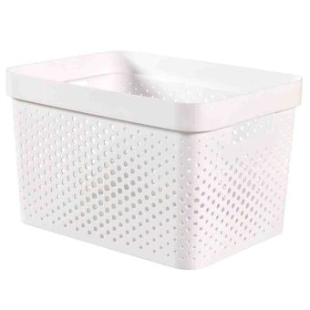Curver Infinity Dots Storage Box Large - 17L White