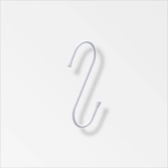 White Bucket Hook Multi-Purpose S Hook Storage Solution