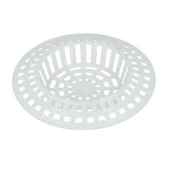 White Plastic Bath Strainer