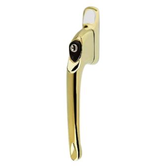 Sichern Lockable Window Handle Brass Finish Keyed Window Handle I Window fixings