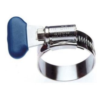 Winged Zinc-Plated Hose Clip No.16 for Secure and Tool-Free Pipe Fastening