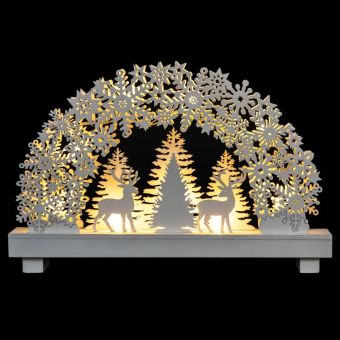 Wooden LED Interior Village - Battery operated