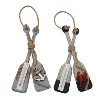 Wooden Paddle Thermometer - 10x2x18cm