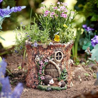 Woodland Door Planter – Magical Fairy Garden Decorative Plant Pot
