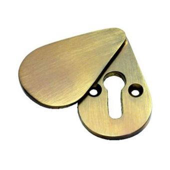 Antique Brass Pearl Drop Covered Escutcheon