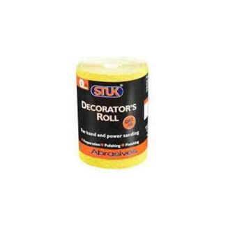 Stuk Decorators Roll 120 Grit Yellow - 5m