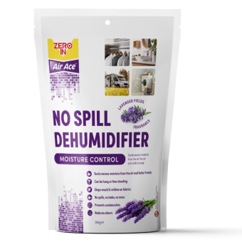 Zero In Air Ace No Spill Dehumidifier 300g – Lavender Fragrance Moisture Absorber