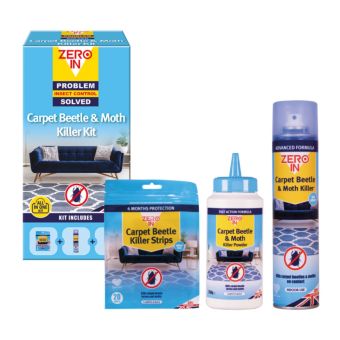 Zero In Carpet Beetle & Moth Killer Kit