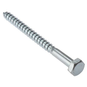 Zinc-Plated Coach Screw M8 x 40mm