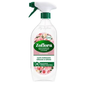 Zoflora Rose Garden Multipurpose Disinfectant Cleaner Spray – Long Lasting Fragrance & Germ Protection 800ml