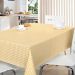 Yellow Checked Oilcloth – Wipe Clean PVC Table Cover I Price Per Metre