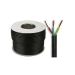 Black 3 Core Electrical Flex Cable - 1.0 sqmm - Price Per Metre