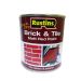 Rustins Quick Dry Brick & Tile Matt Red Paint - 500ml