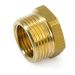 Brass Reducing Bushing - 3/4 x 1/2"