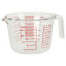 Glass Measuring Jug with Clear Markings 1000ml