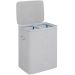 Grey Dual Section Laundry Hamper 100L – Large Capacity Fabric Laundry Sorter with Lid