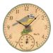 Blue Tit Wall Clock & Thermometer 12 Inch – Indoor & Outdoor Garden Clock