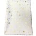 Christmas Tablecloth White & Gold Snowflakes and Stars – 140 x 200cm