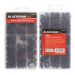 Blackspur 260pc Rubber Grommet Kit with Storage Case