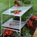 2 Tier Aluminium Staging Silver 4'