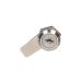 Mail / Post Box Lock Size 4A Nickel Plated (Size 4A)