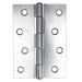 100mm No.1838 Light Butt Hinges Brass Plated Steel I Each