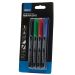Multicoloured Marker Pens (Pack of 4)