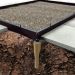 Halls Popular Base 6x6 Black | Steel Greenhouse Base for Popular 66 Model