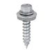 Metal to Timber Screws – Exterior Silver Organic Coating – 6.3 x 32mm I 100 Pack