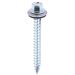 Metal to Timber Screws – Hex Head with EPDM Washer – 6.3 x 60mm I 100 Pack