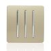 Trendiswitch Gold 3 Gang 2 Way 10 Amp Switch