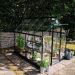 The Halls ICON Range of 6ft Freestanding Greenhouses-Green -6' x 8'-Standard Horticultural Glass - Comes with Base