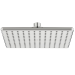 Lazio 22cm Square Fixed Shower Head Chrome Modern Rainfall Style