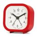 Acctim Robyn Mini Red Analogue Bedside Alarm Clock with Snooze and Backlight – Compact Travel Size