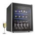 Adamo WC50 Table Top Wine and Beverage Cooler – Compact 16 Bottle Wine Fridge with LED Touch Control and Quiet Operation