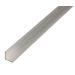 Angle Profile Anodised Aluminium Silver - 10 x 10 x 1 / 1m