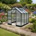 Vitavia Apollo 3800 6x6 Black Greenhouse | Polycarbonate Glazing | Integral Base