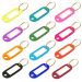 Assorted Colours Small Key Tags - Pack of 6