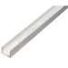 U shape Raw Aluminium Profile - 8mm x 10mm x 8mm