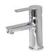 Ava Basin Mixer Tap with Click Waste - Chrome Modern Bathroom Tap