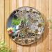 BeeFlection Home & Garden Mirror Goldgris | Decorative Bee Wall Mirror for Indoor & Outdoor Use